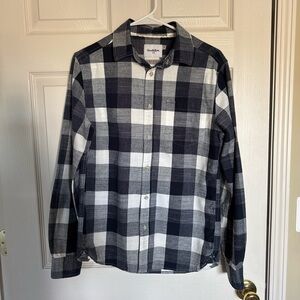 Goodfellow & Co Navy and White Checkered Shirt
